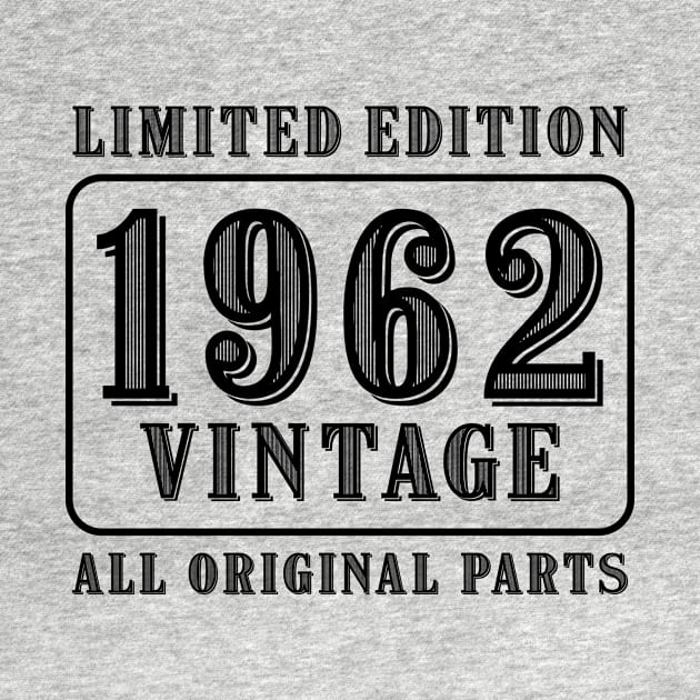 All original parts vintage 1962 limited edition birthday by colorsplash